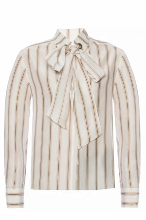 Silk shirt with tie fastening, zdjęcie 1 Silk shirt with tie fastening od Chloe